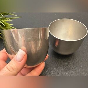 Silver Metal Cups